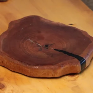 HWTC custom charcuterie board with resin