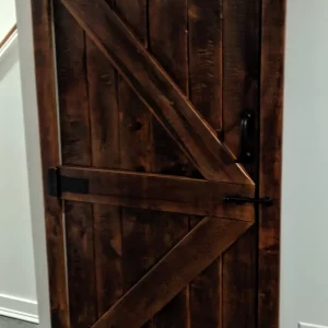 HWTC nanaimo rough cut custom barn door 2
