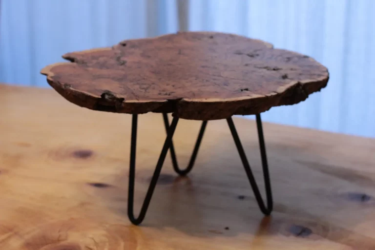 HWTC small live edge table